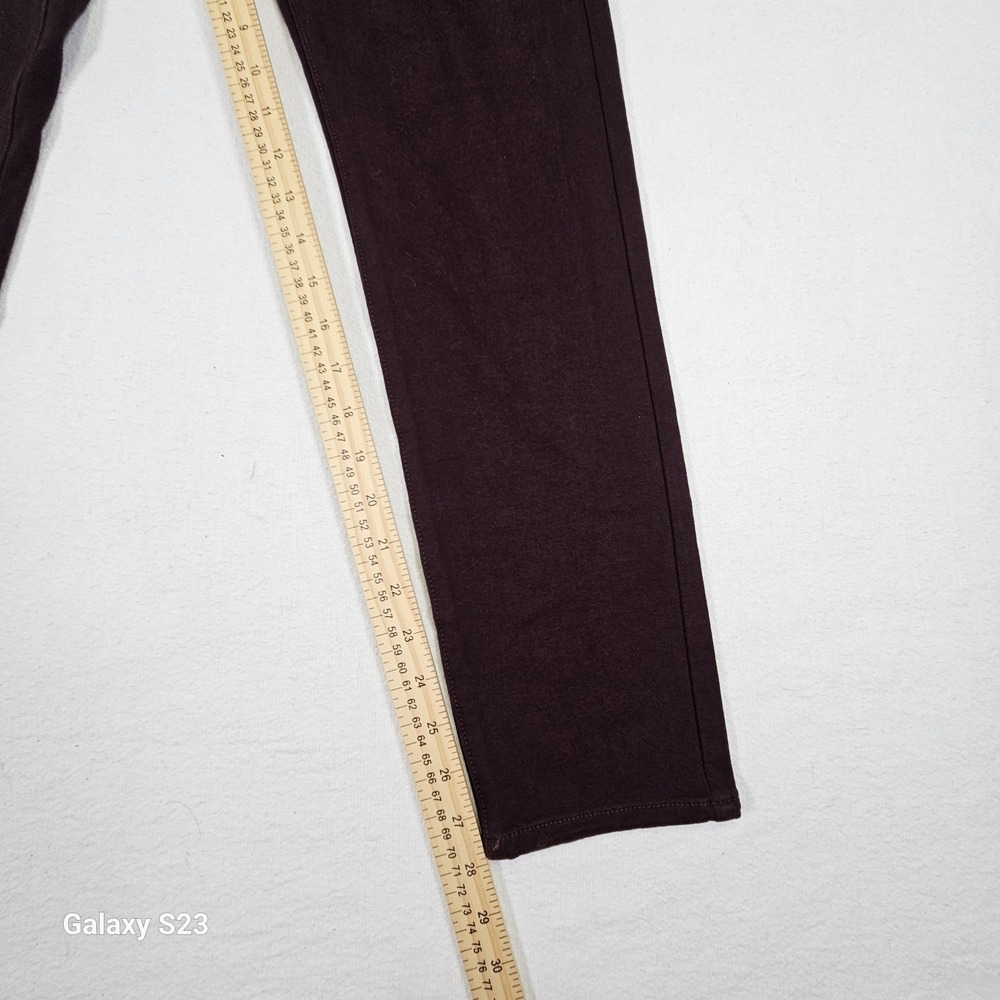 American Eagle NWT Womans Burgundy Jeggings Low Rise Size 12 - Picture 7 of 9